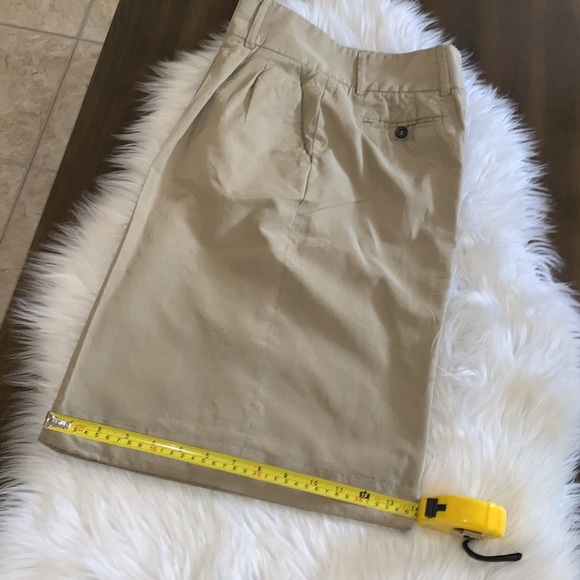 Escada High Waist Vintage Silk Bermuda Shorts Tan size 38 EU - Picture 17 of 17